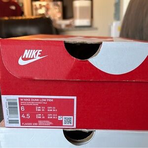 Nike Dunk Low PRM and Air Jordan 1 Mid SE Shoe Boxes